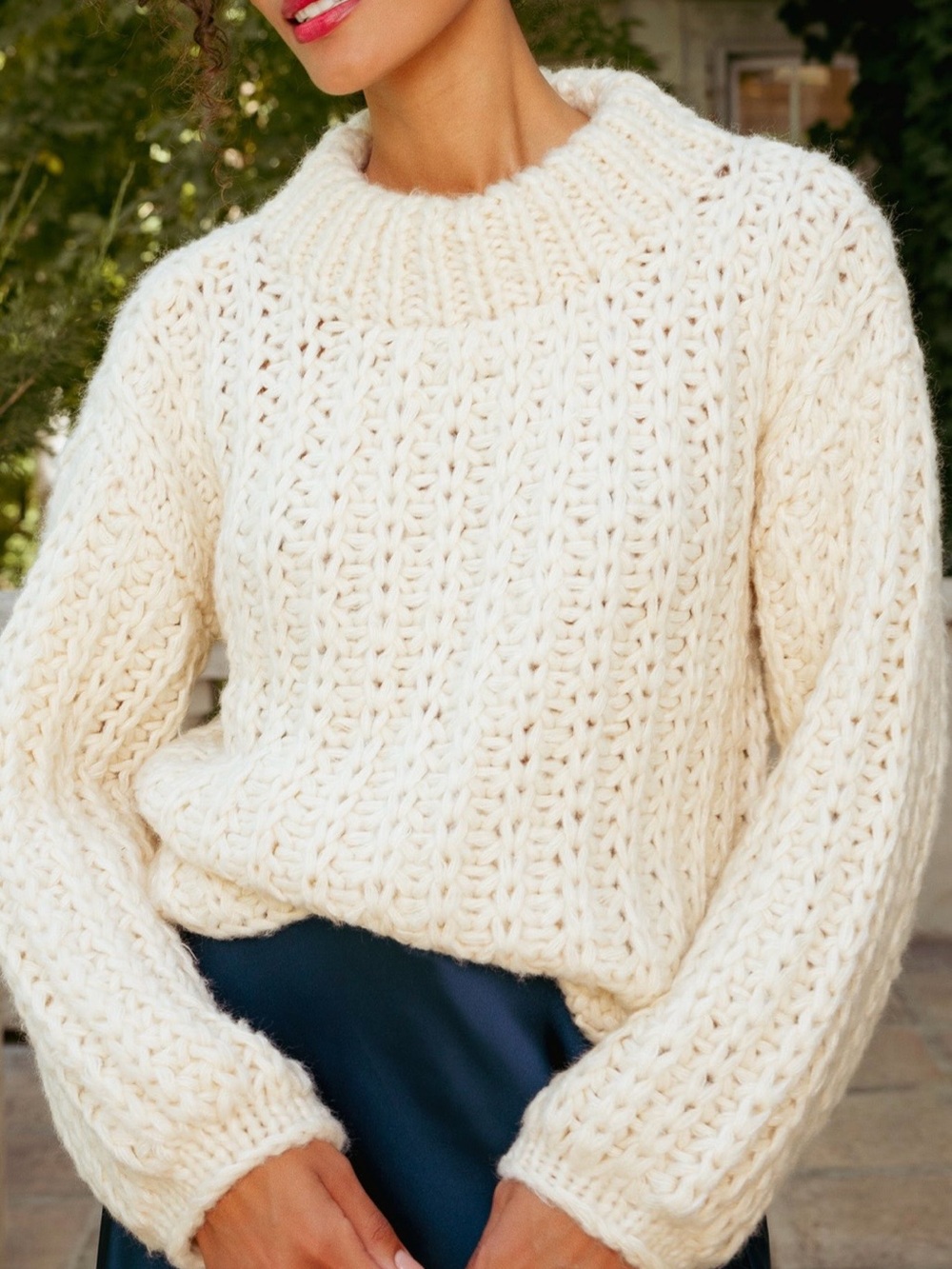 NWT Ivy City Co Julia Chunky Knit Pullover Sweater XS